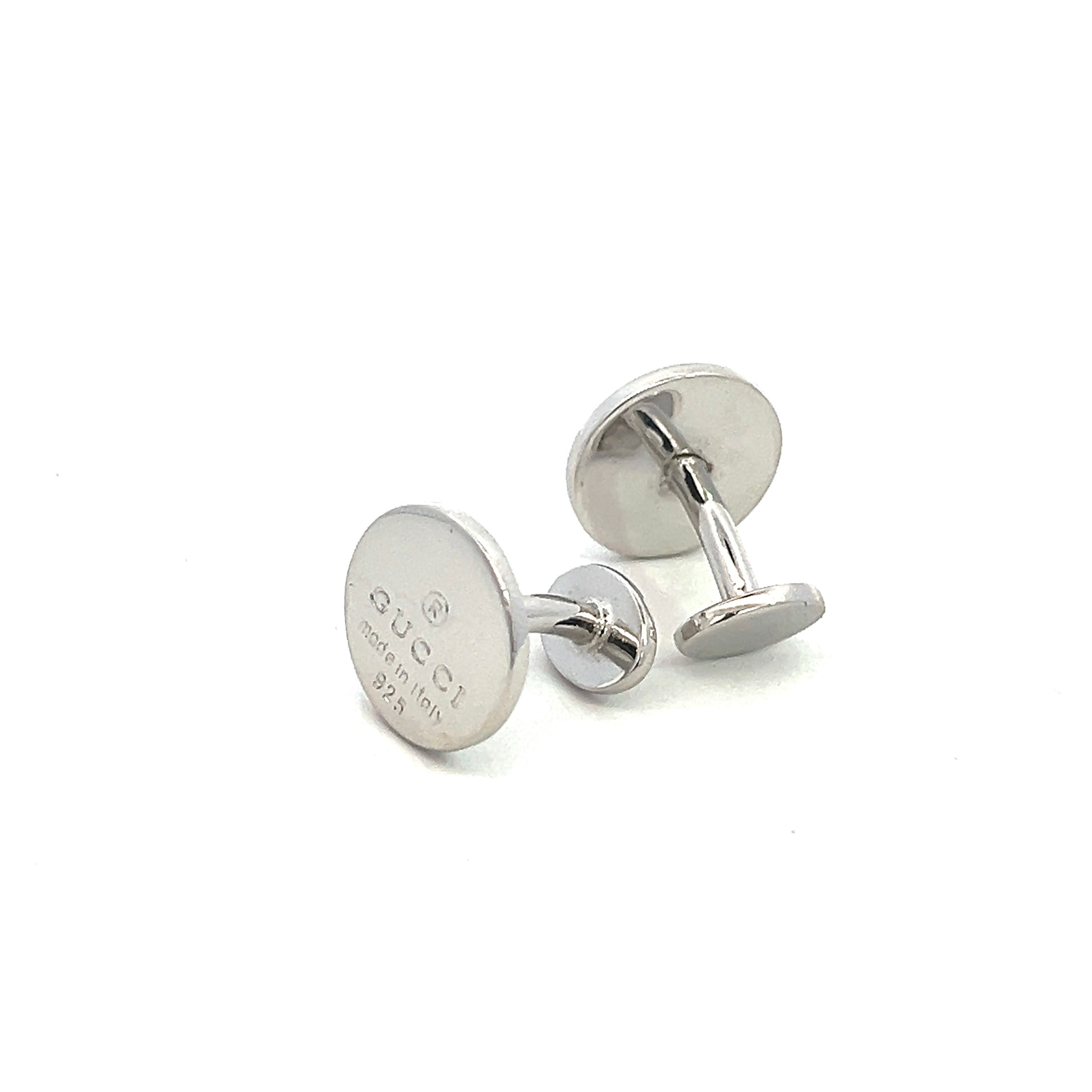 Gucci Estate Cufflinks Sterling Silver G31