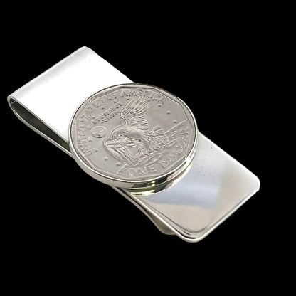 Tiffany & Co Estate US One Dollar Coin Money Clip Silver TIF703