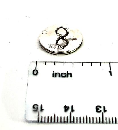 Tiffany & Co Estate Antique Buttons 1.625" Sterling Silver TIF667