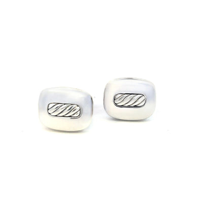 David Yurman Authentic Estate Cufflinks Silver DY493