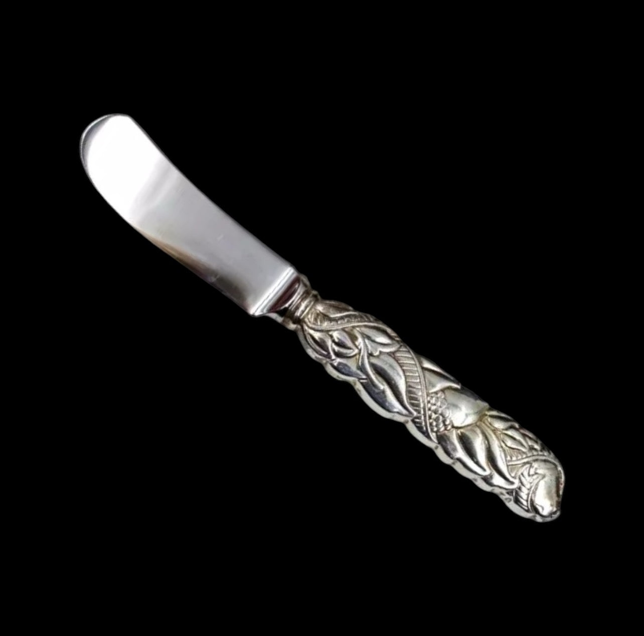 Tiffany & Co Estate Cheese Knife 7.125" & Pate Butter Spreader 6.5" Silver TIF741