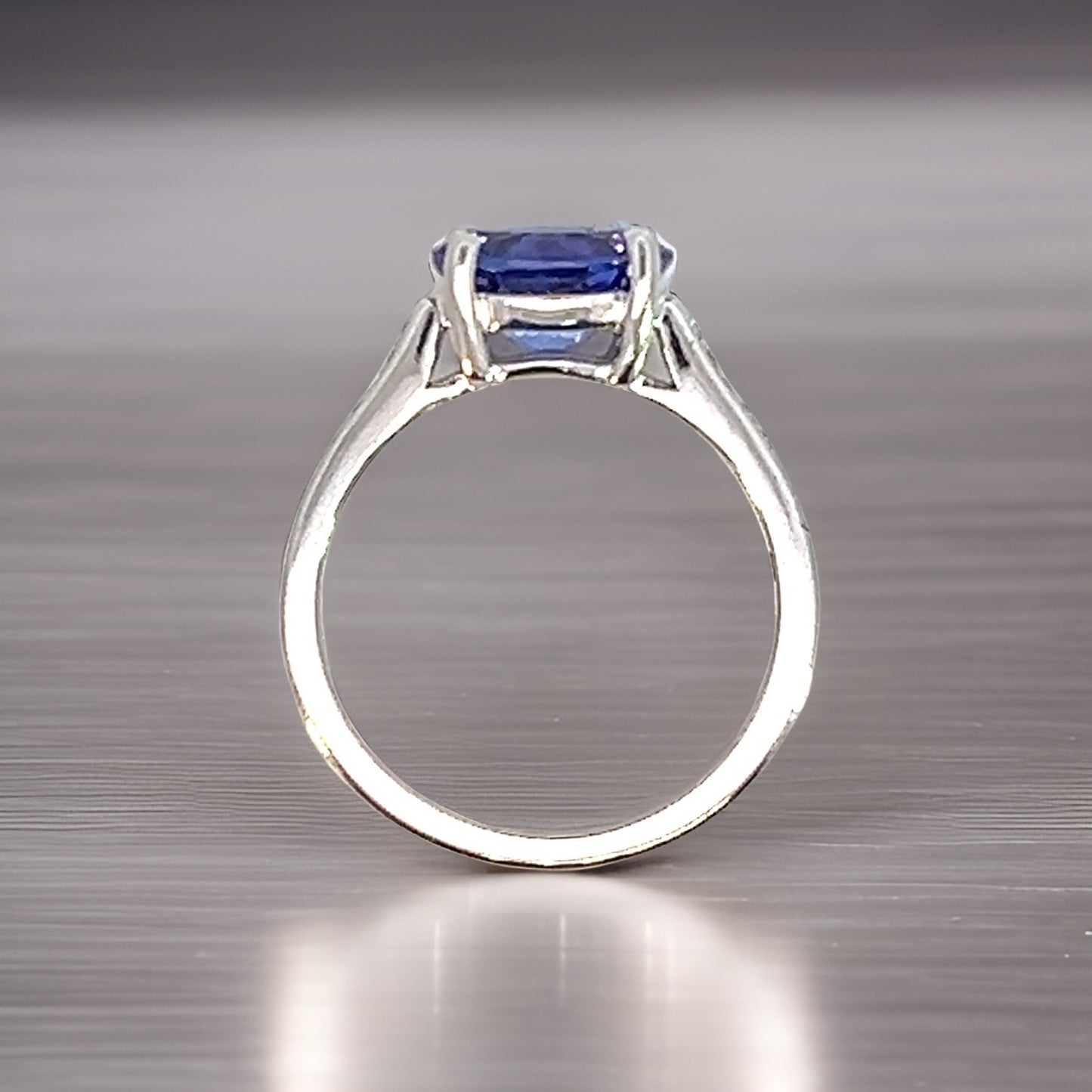 Natural Tanzanite Diamond Ring 6.5 14k WG 2.05 TCW Certified $3,950 310590