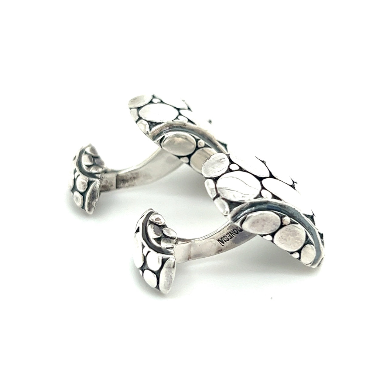 John Hardy Authentic Estate Palu Cufflinks Sterling Silver JH36