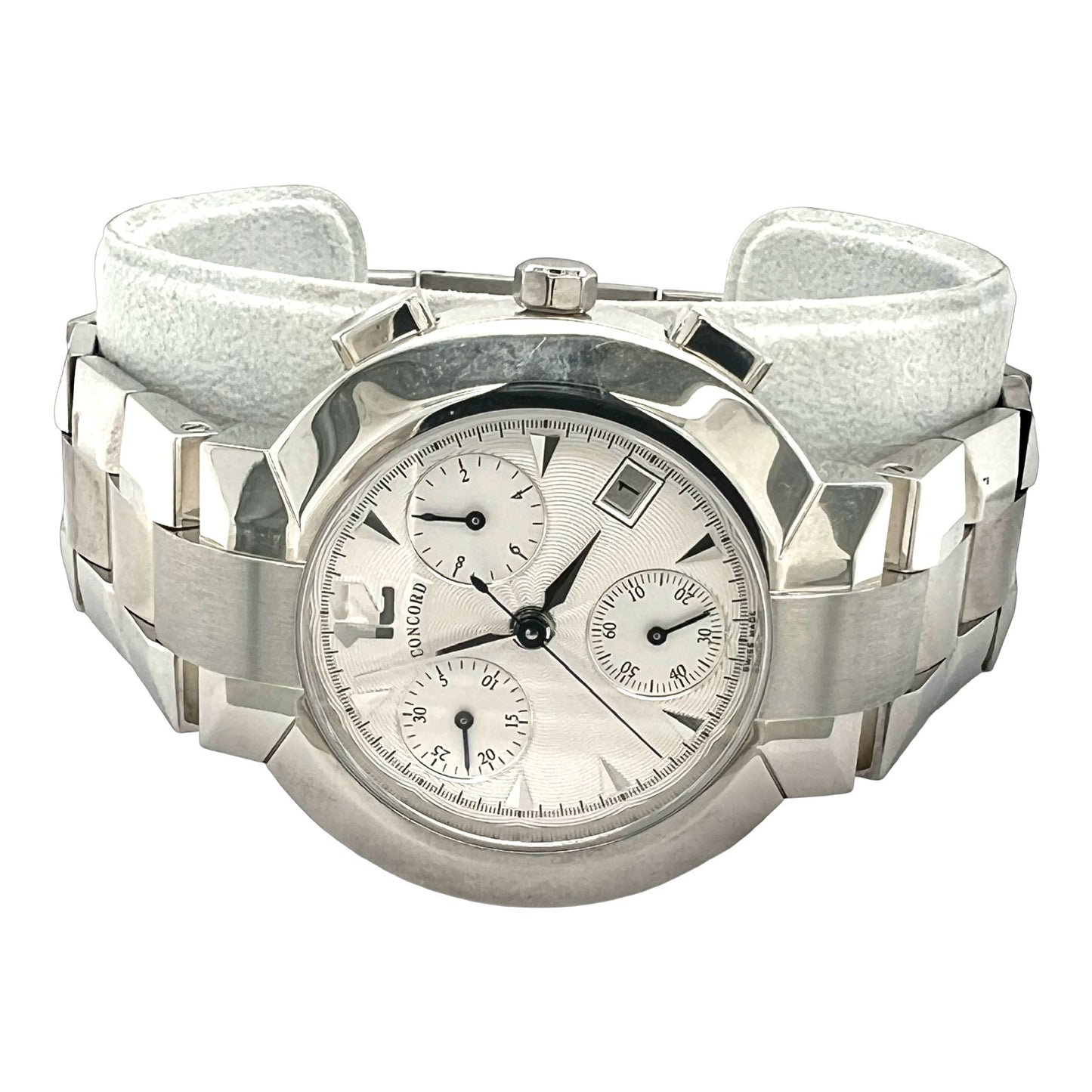 Concord La Scala Chronograph Watch Stainless Steel 38 mm C1