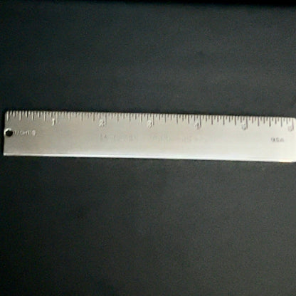 Tiffany & Co Estate Ruler 6" Sterling Silver TIF632