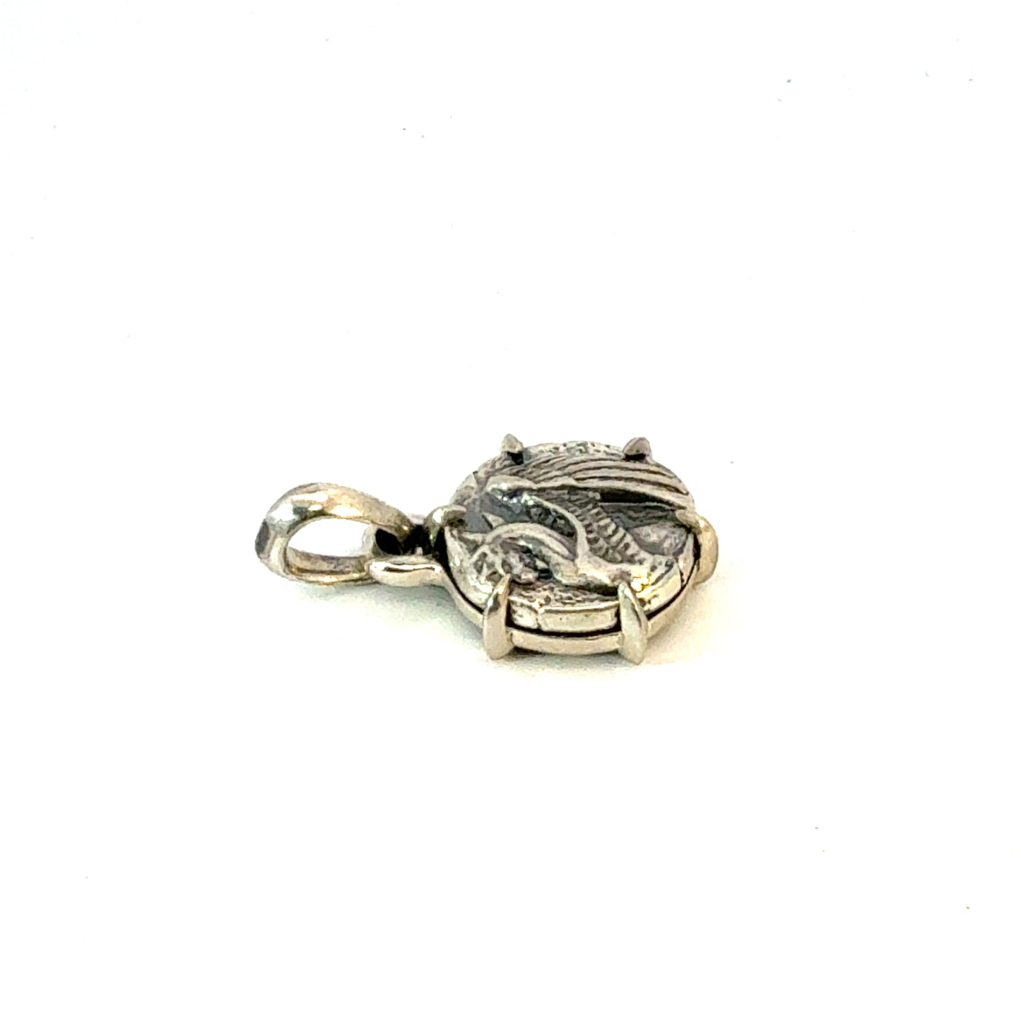 David Yurman Dragon Pendant Sterling Silver Estate DY622