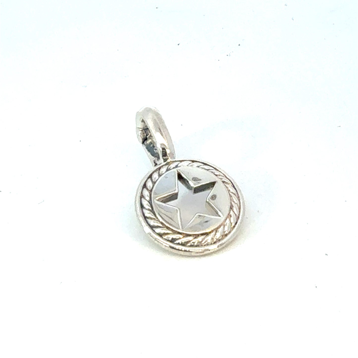 David Yurman Star Amulet Pendant Sterling Silver Estate DY698