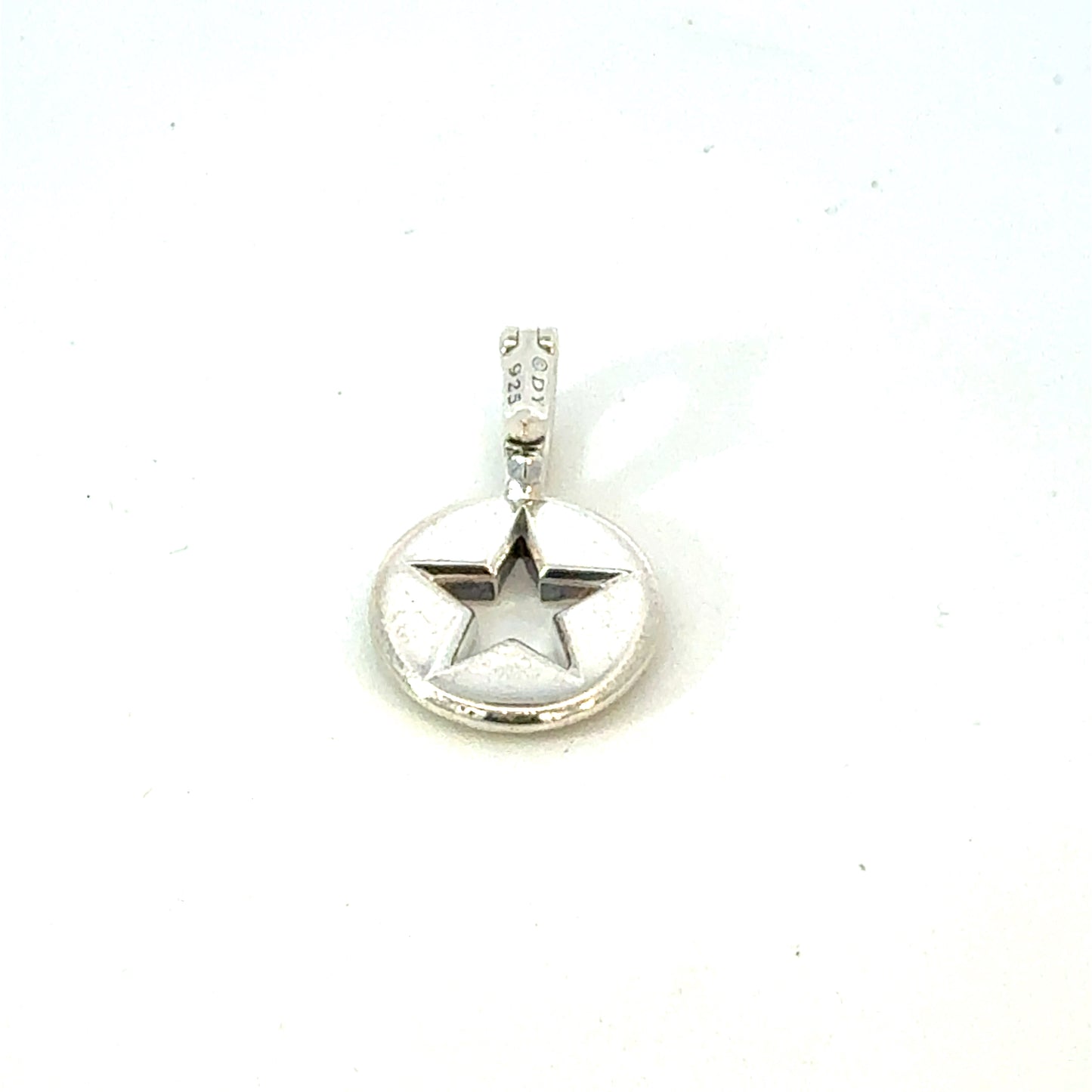 David Yurman Star Amulet Pendant Sterling Silver Estate DY698