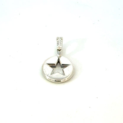 David Yurman Star Amulet Pendant Sterling Silver Estate DY698
