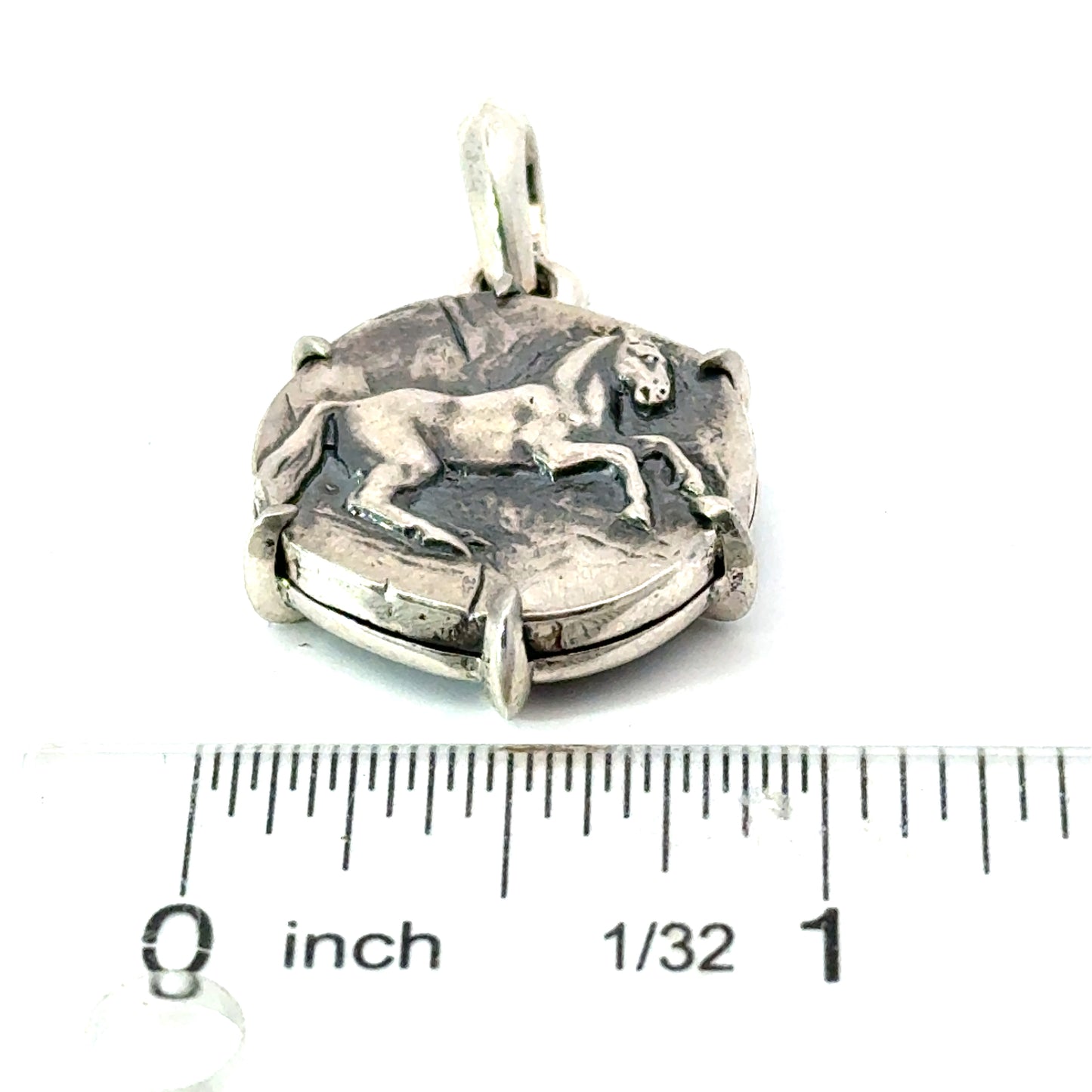 David Yurman Horse Amulet Sterling Silver Estate DY726