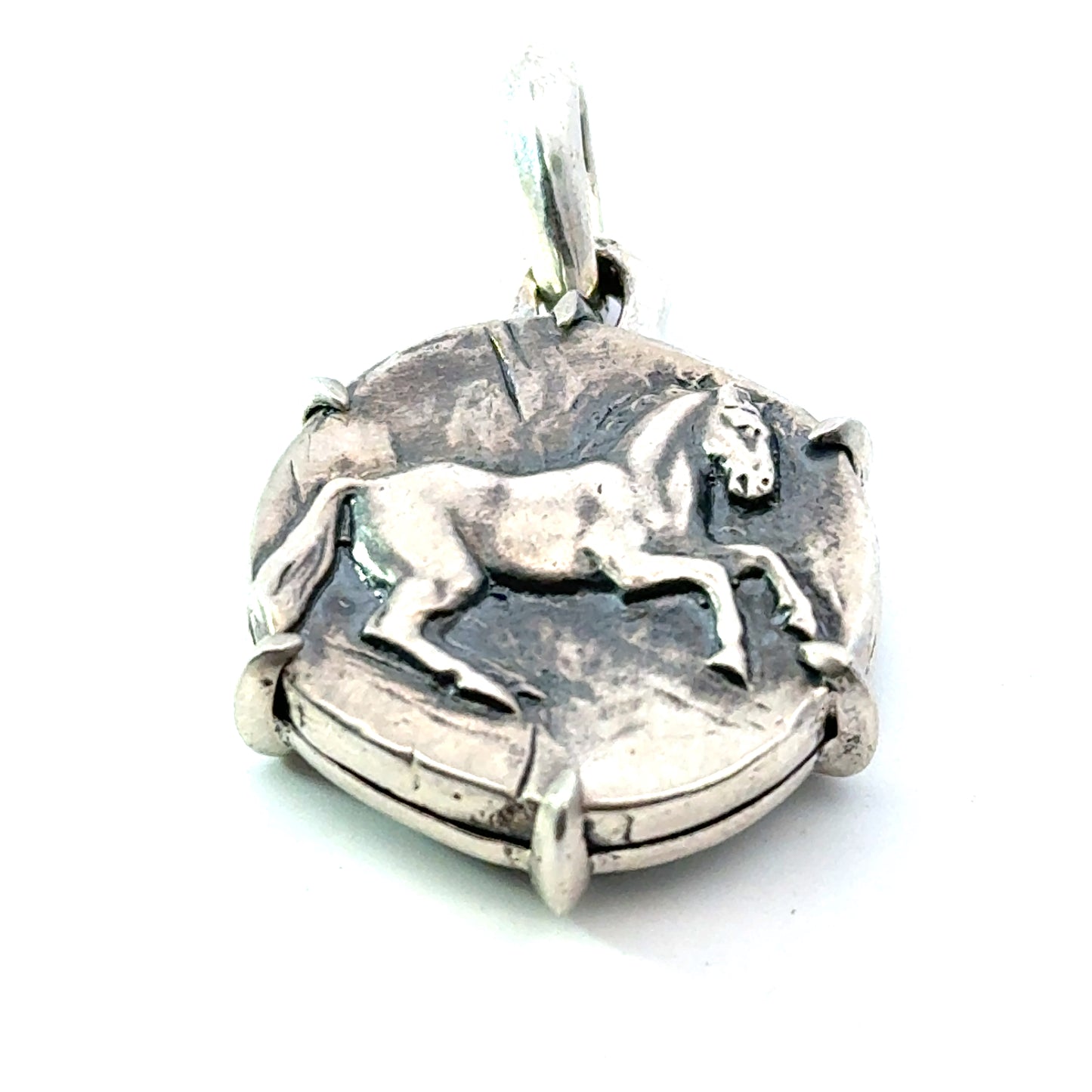 David Yurman Horse Amulet Sterling Silver Estate DY726
