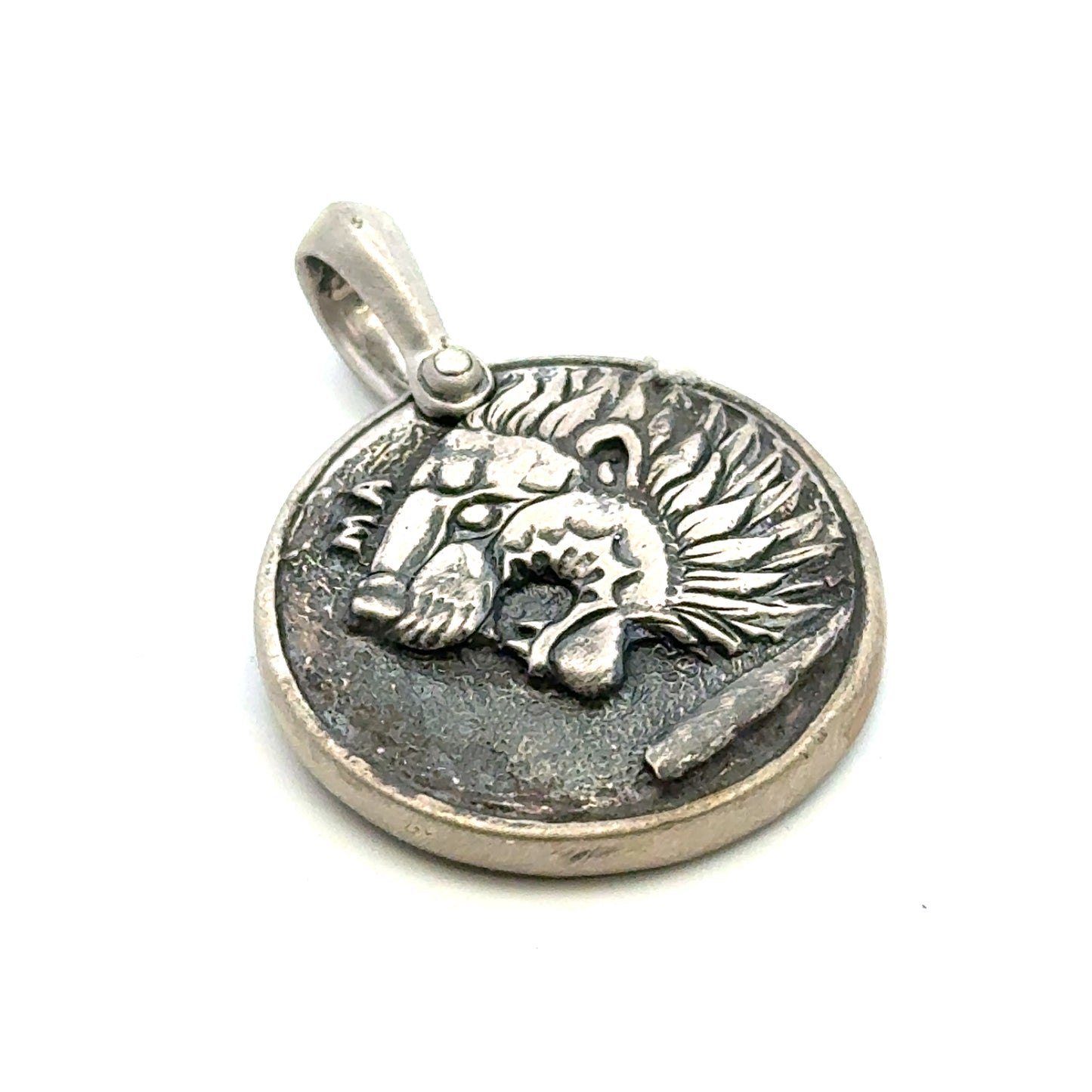 David Yurman Lion Amulet Sterling Silver Estate DY728
