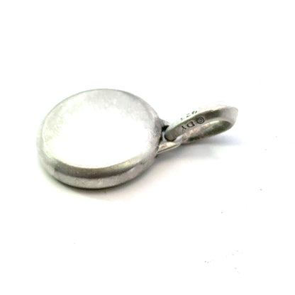 David Yurman Ying Yang Amulet Sterling Silver Estate DY730