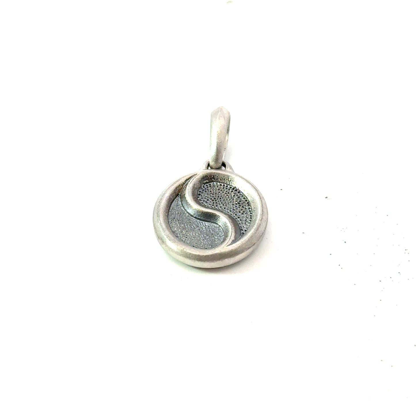 David Yurman Ying Yang Amulet Sterling Silver Estate DY730