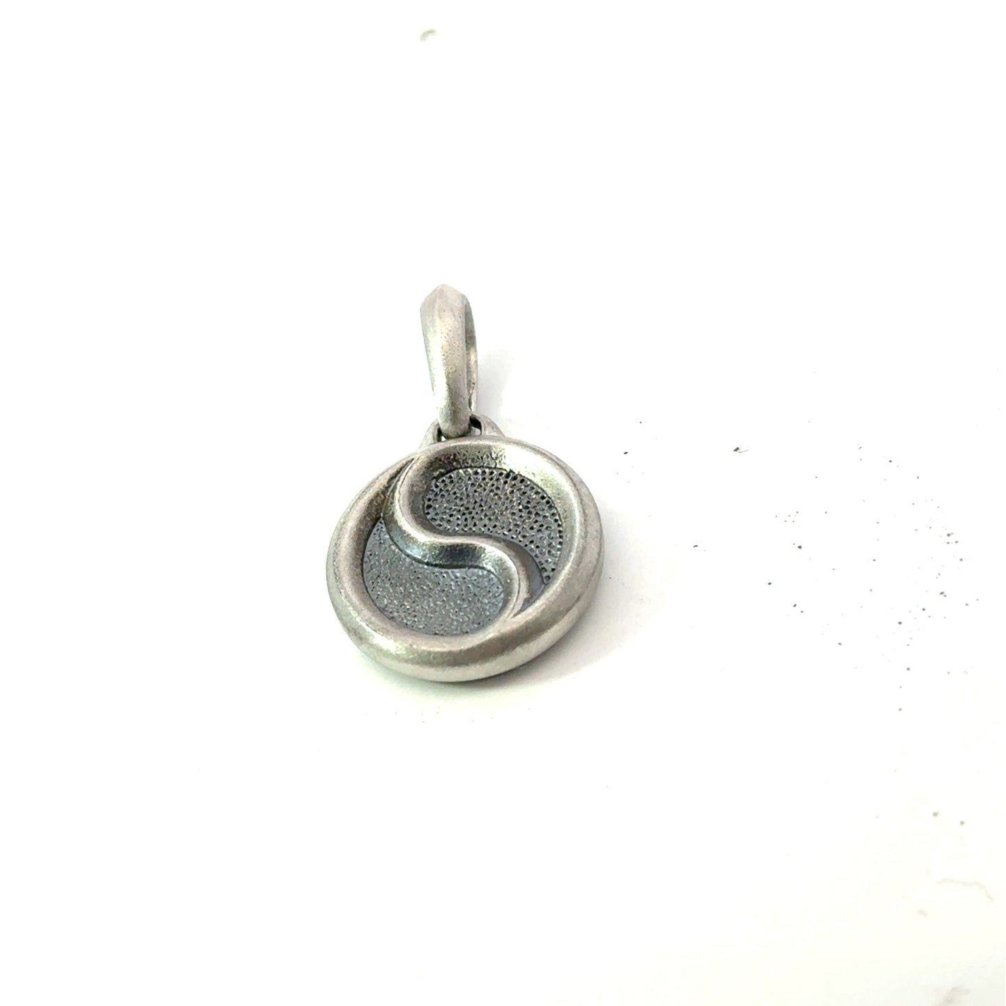 David Yurman Ying Yang Amulet Sterling Silver Estate DY730
