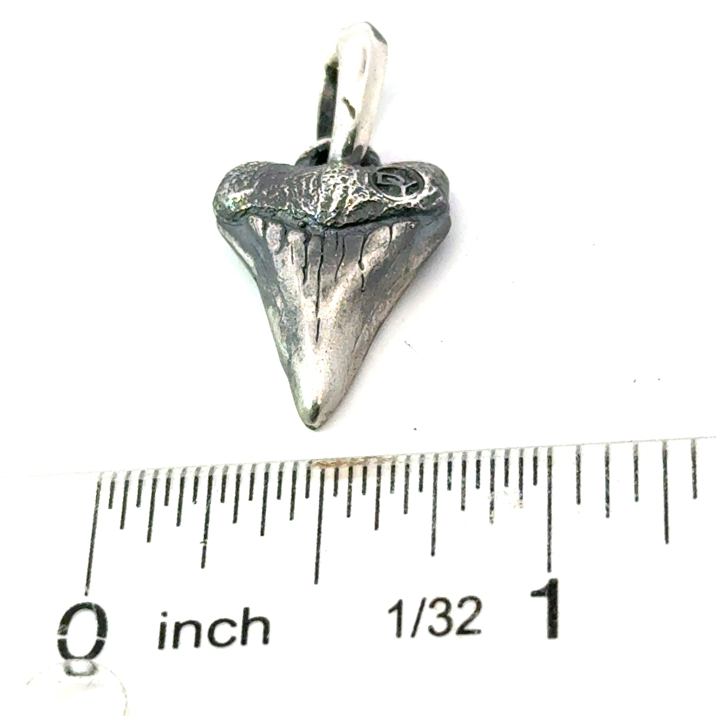 David Yurman Sharktooth Amulet Sterling Silver Estate DY731