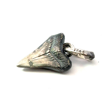 David Yurman Sharktooth Amulet Sterling Silver Estate DY731