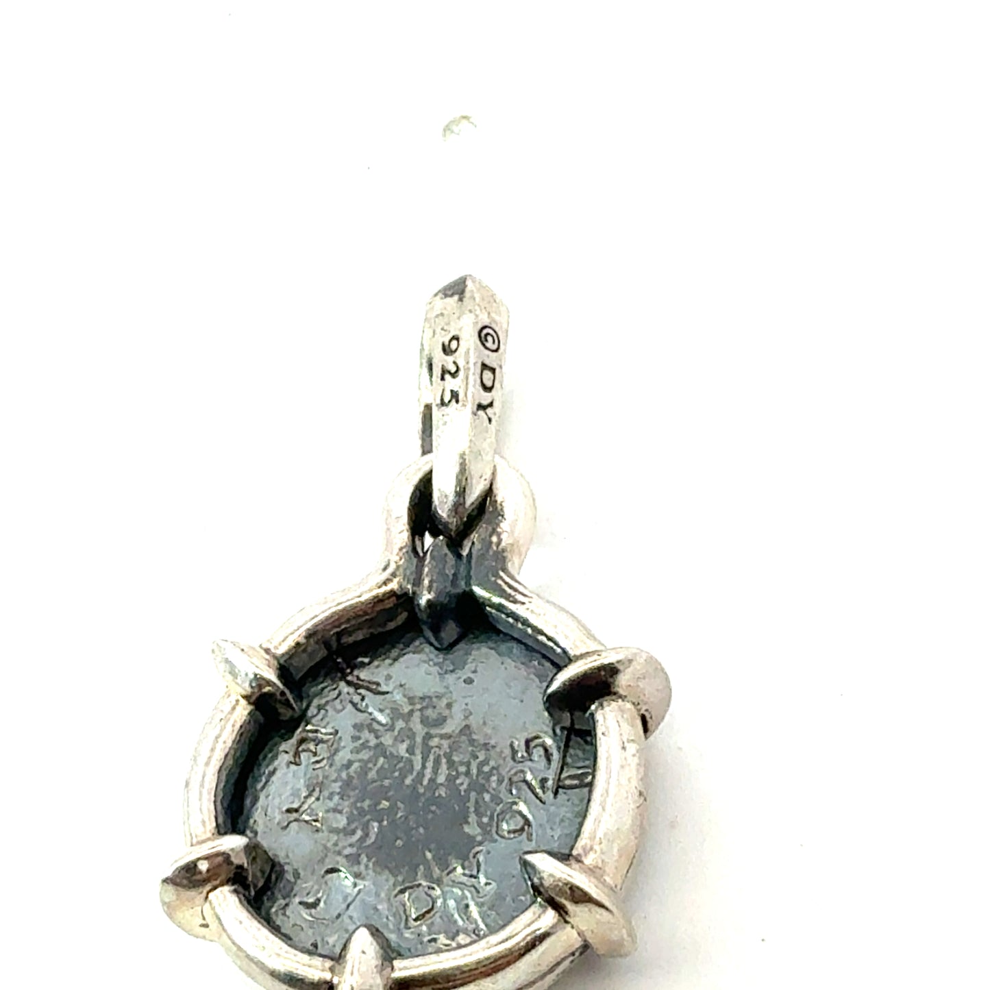 David Yurman Dragon Amulet Sterling Silver Estate DY739