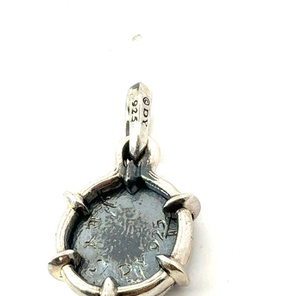 David Yurman Dragon Amulet Sterling Silver Estate DY739