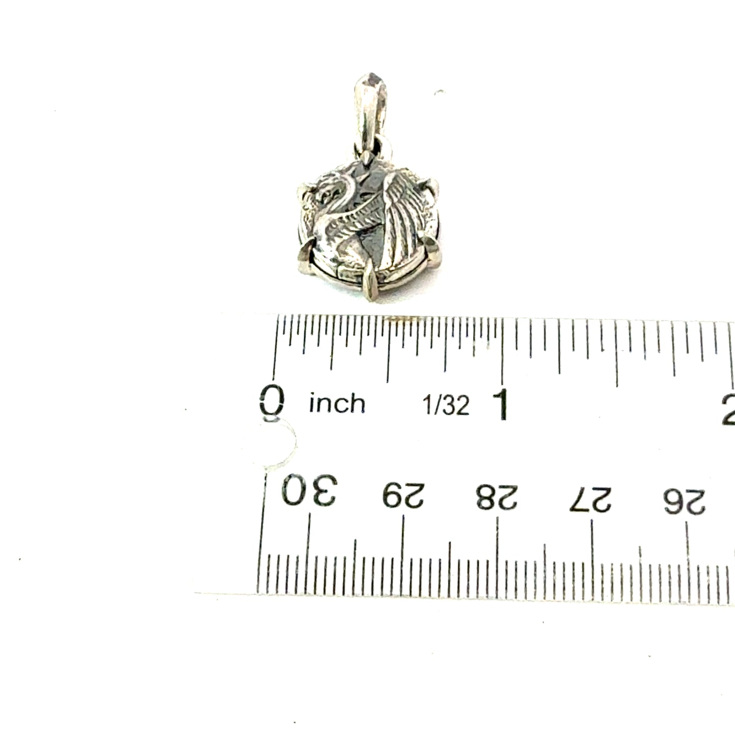 David Yurman Dragon Amulet Sterling Silver Estate DY739