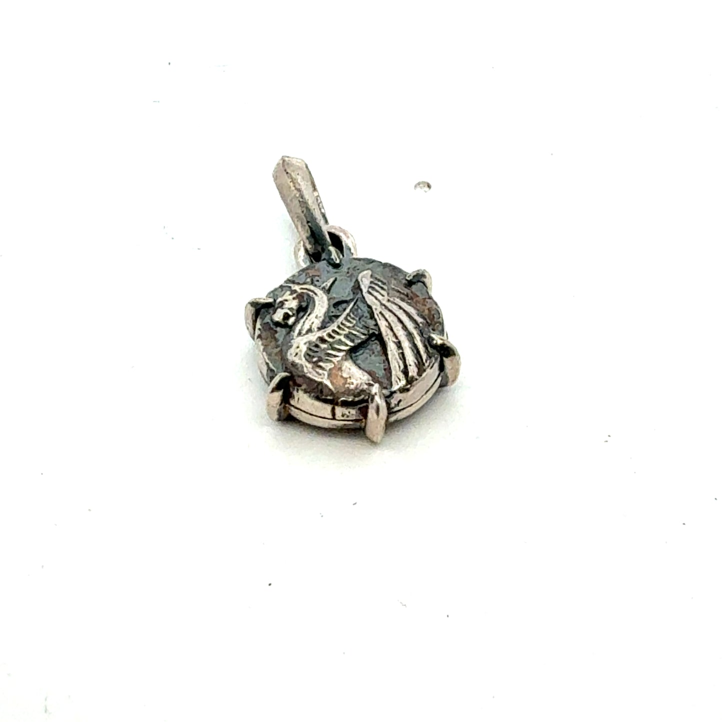 David Yurman Dragon Amulet Sterling Silver Estate DY747