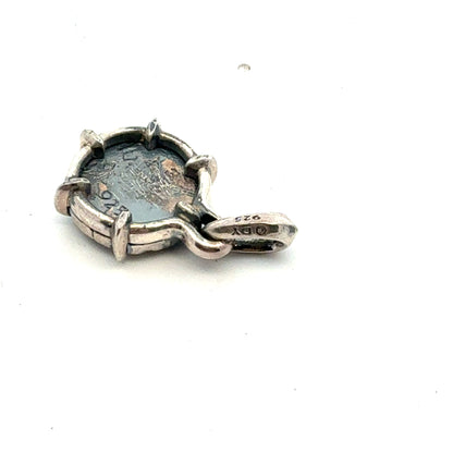 David Yurman Dragon Amulet Sterling Silver Estate DY747