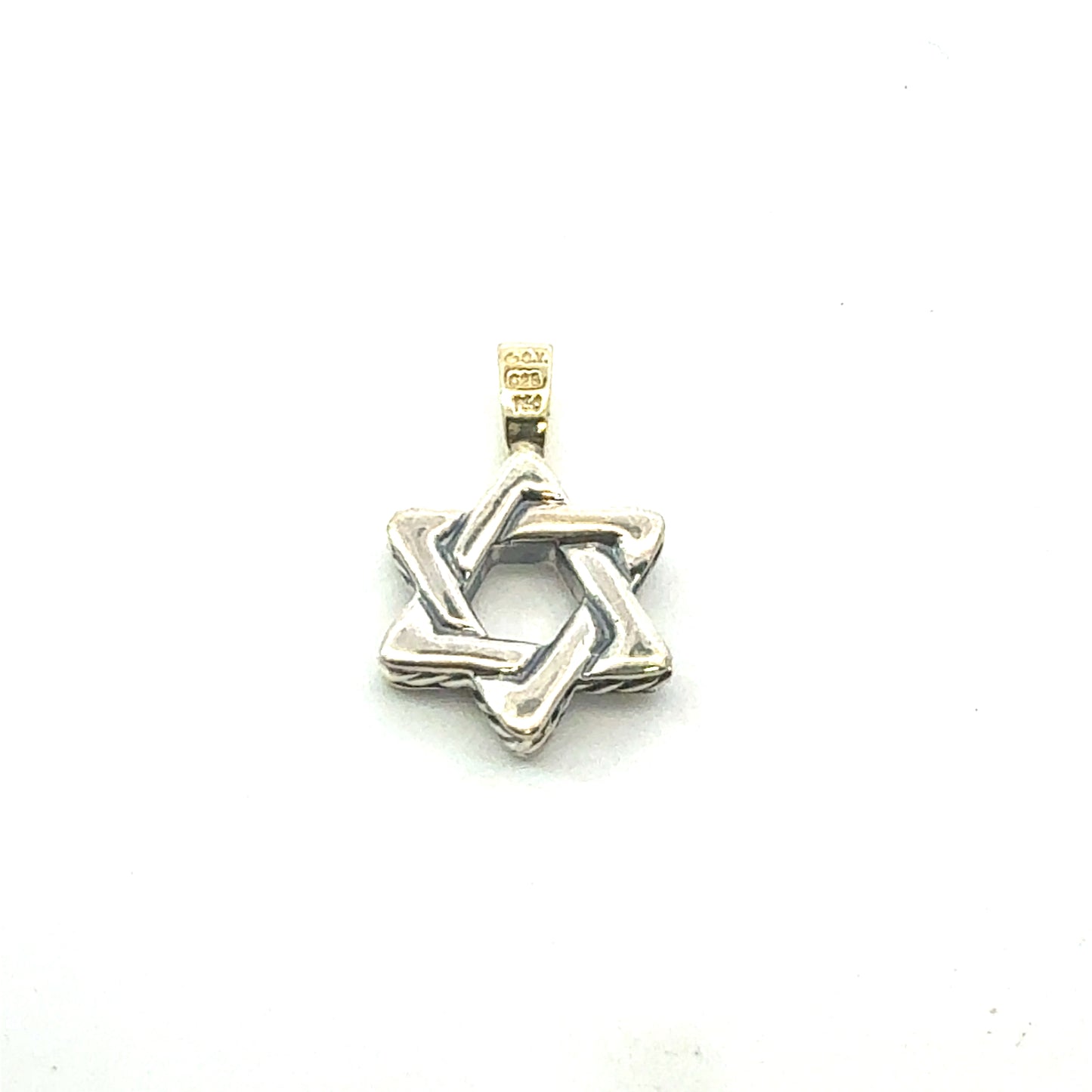 David Yurman Star Of David Amulet Pendant Sterling Silver Estate DY682
