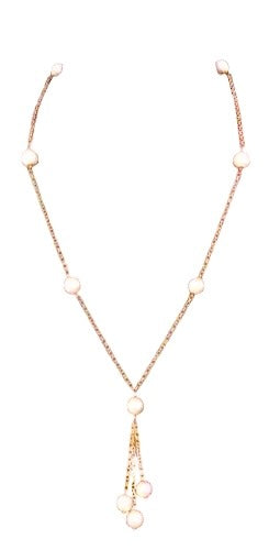 Akoya Pearl Necklace 14k Gold 8.5-8 mm 18" Women Certified $2,950 721470