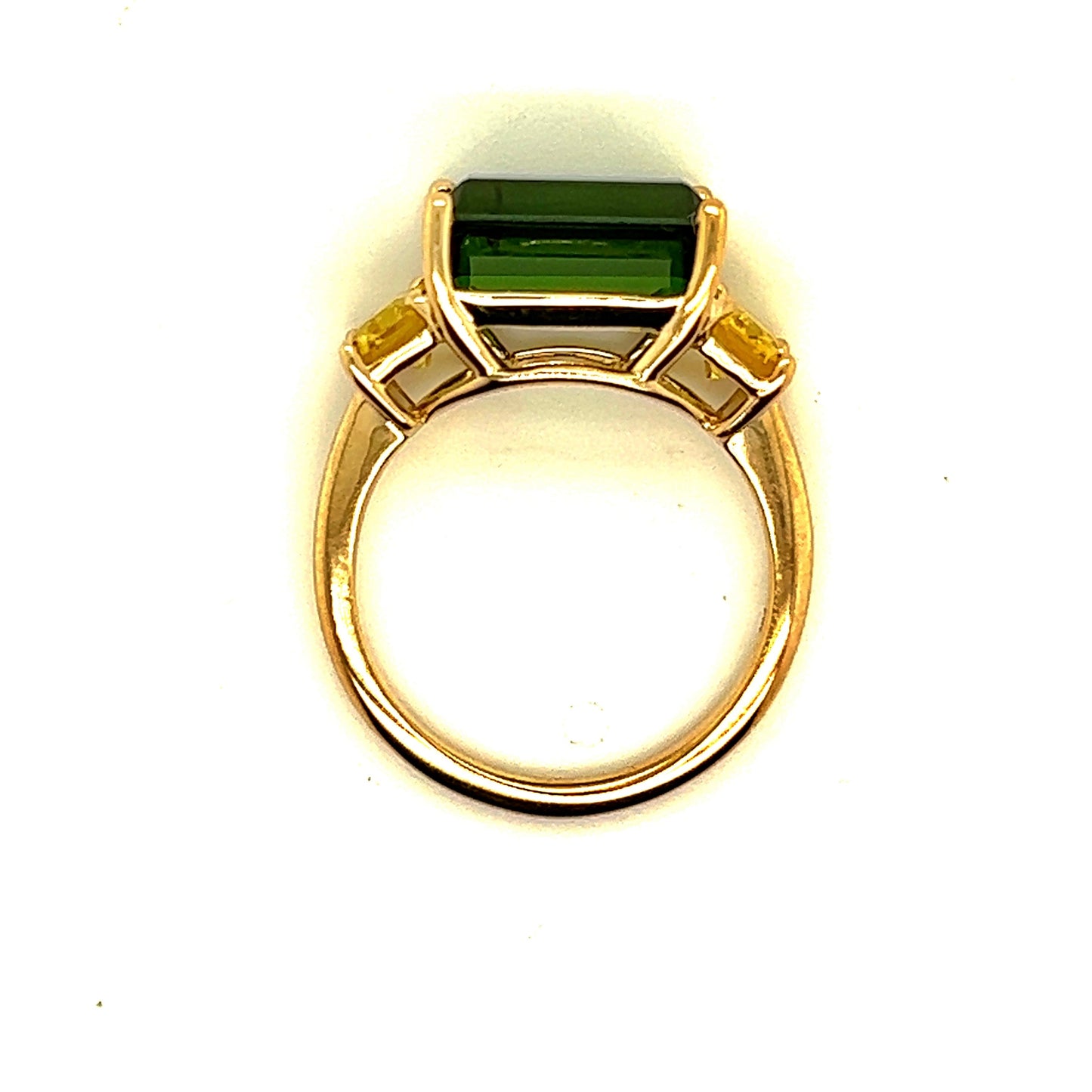 Natural Tourmaline Diamond Ring Size 7 14k Y Gold 6.15 TCW Certified $5,975 219225 - Certified Fine Jewelry