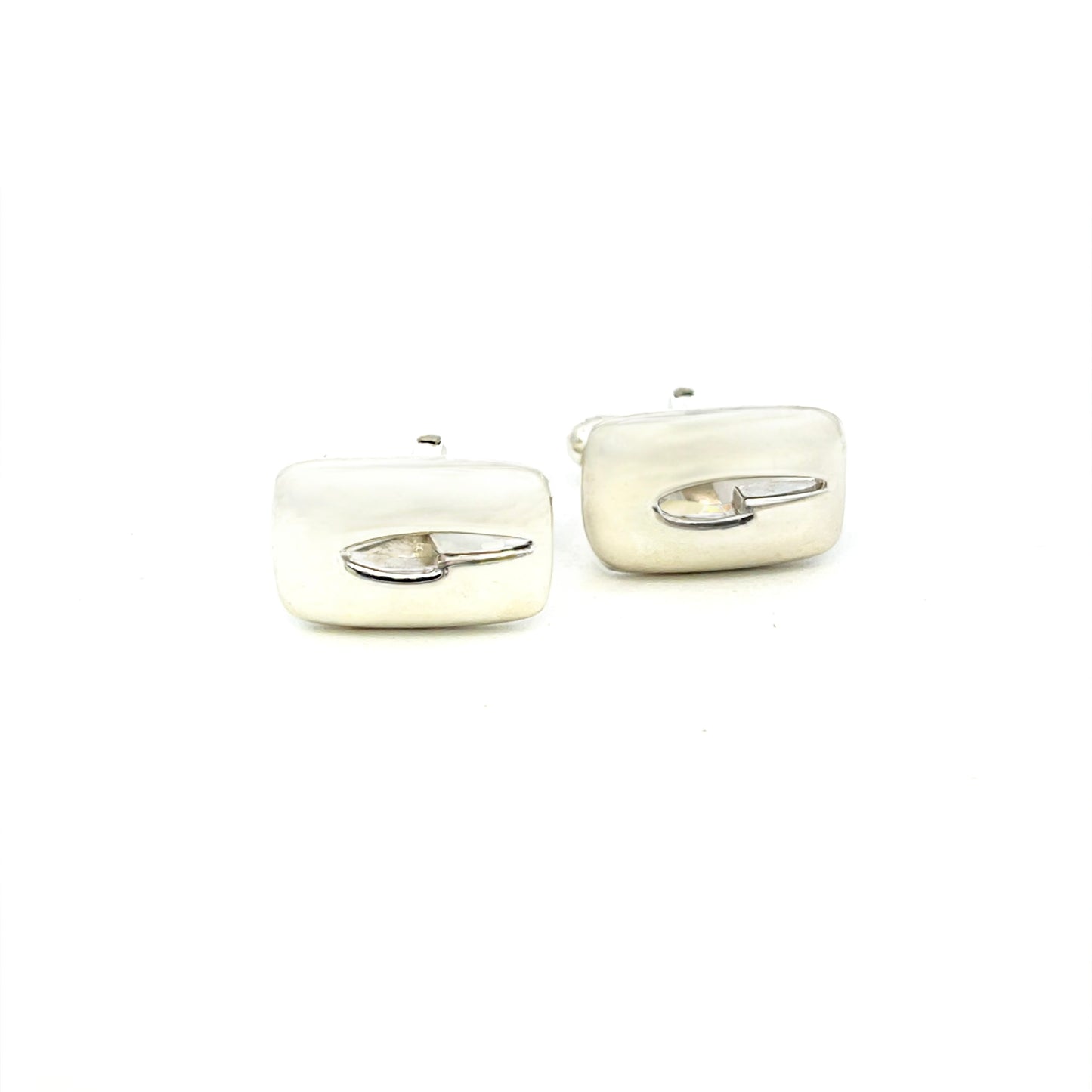 Gucci Estate Mens Cufflinks Silver G21