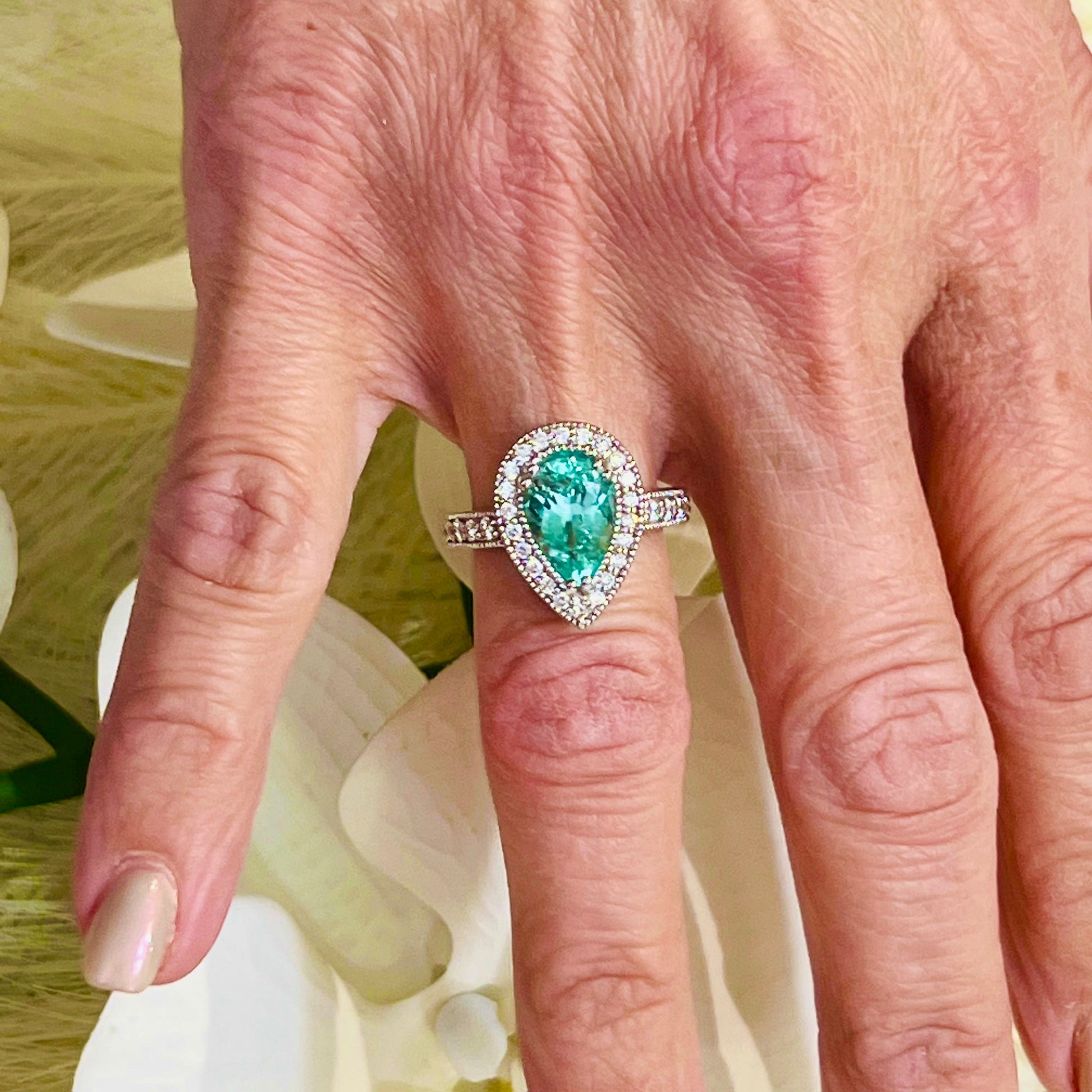 Natural Colombian Emerald Diamond Ring Size 6.5 14k W Gold 3.27 TCW Certified $7,950 216675 - Certified Fine Jewelry