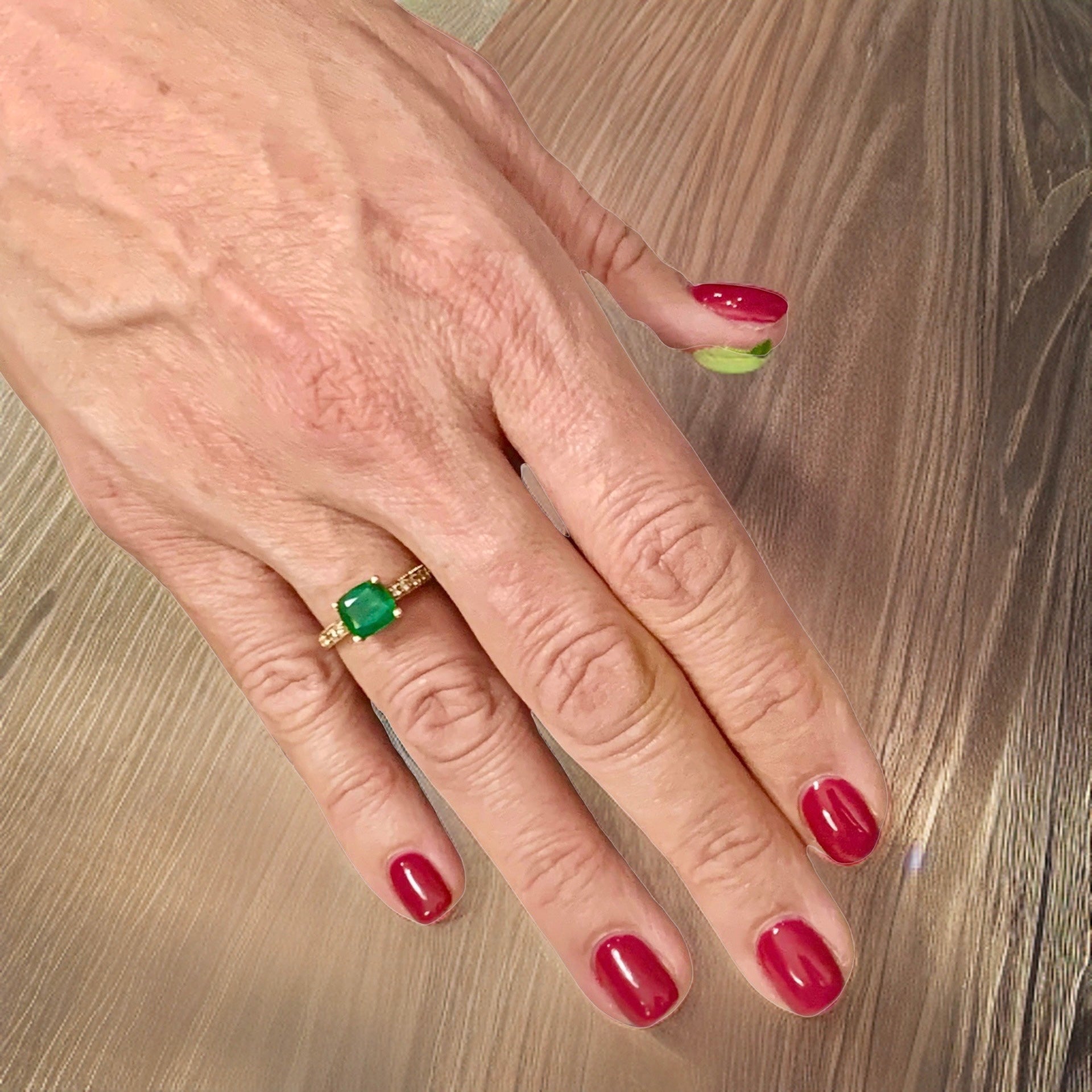 Diamond Emerald Ring 14k Gold 2.01 TCW Women Certified $3,950 914185 - Certified Fine Jewelry