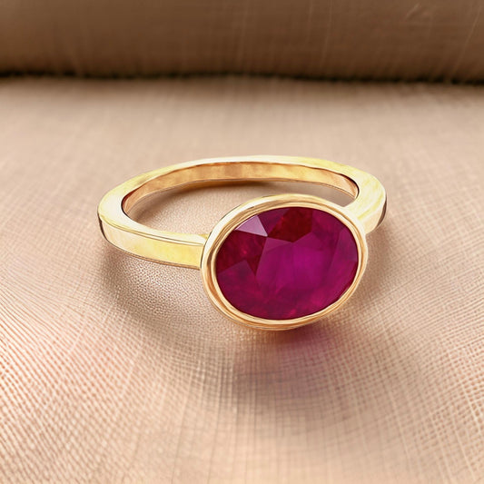 Natural Ruby Ring 6.5 14k Yellow Gold 4.51 TCW Certified $2,950 221352