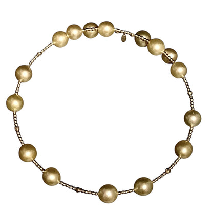 South Sea Pearl Choker Necklace 14k Gold 11.50 mm Italy Certified $3,450 820422