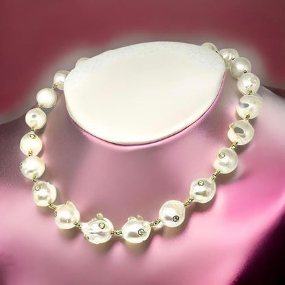 South Sea Pearl Diamond Necklace 18K Gold 13.4mm 18" Certified $14,200 822106