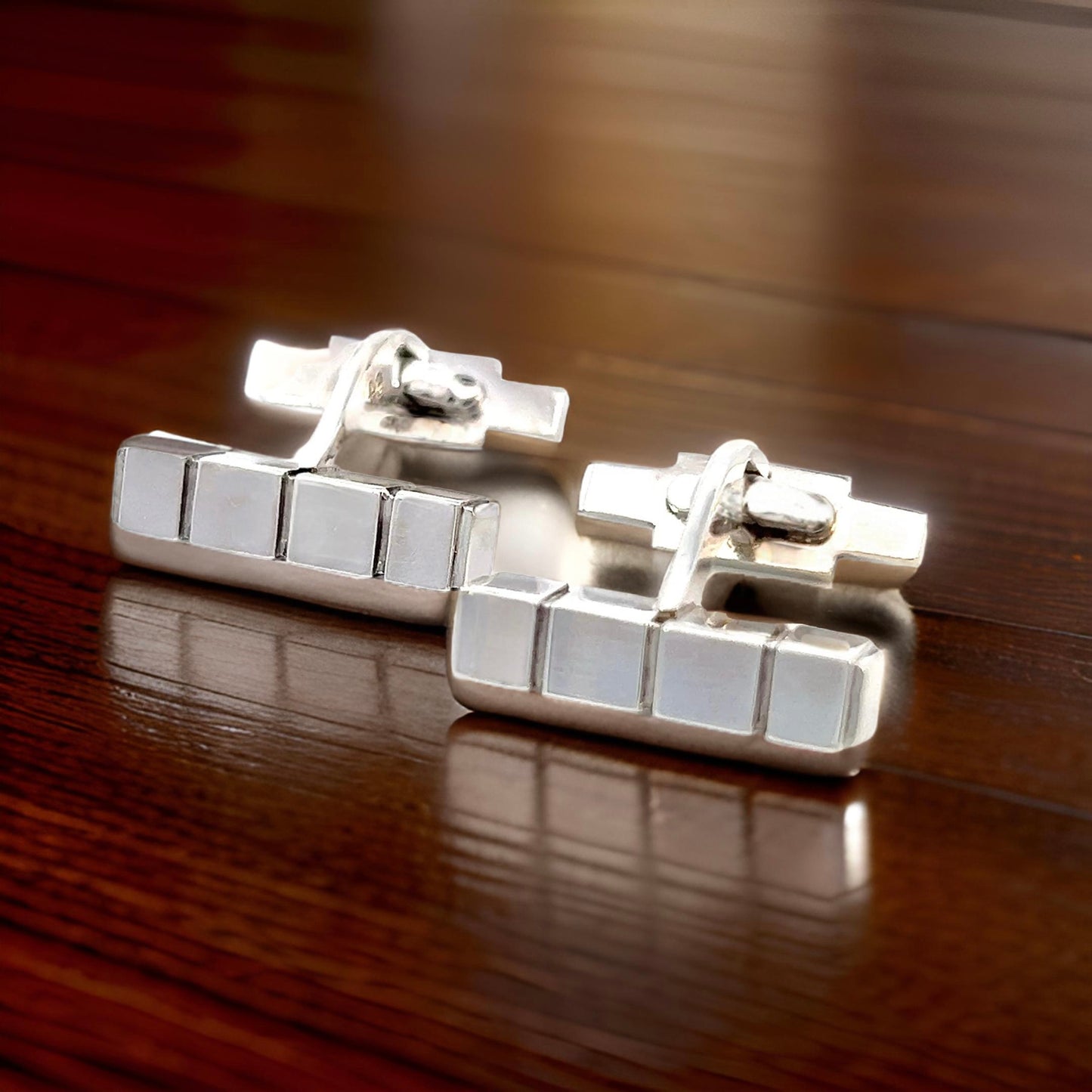 Georg Jensen Estate Mens Cufflinks Sterling Silver GJ29