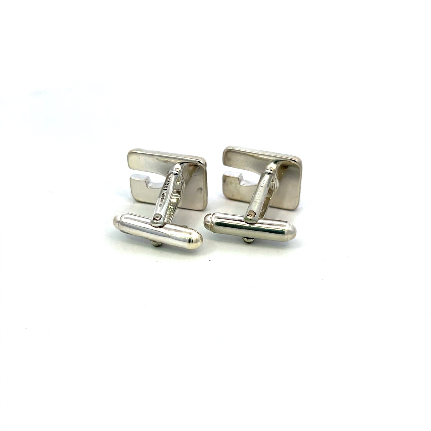 Gucci Estate Mens Cufflinks Sterling Silver G37