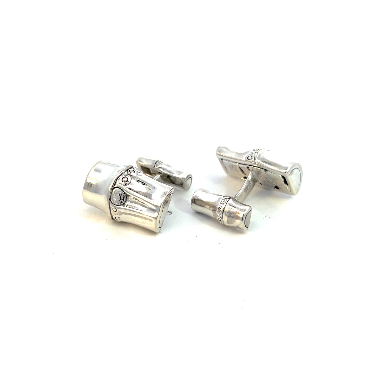 Georg Jensen Estate Bambo Cufflinks Sterling Silver GJ30