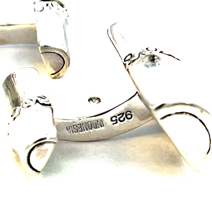 Georg Jensen Estate Bambo Cufflinks Sterling Silver GJ30