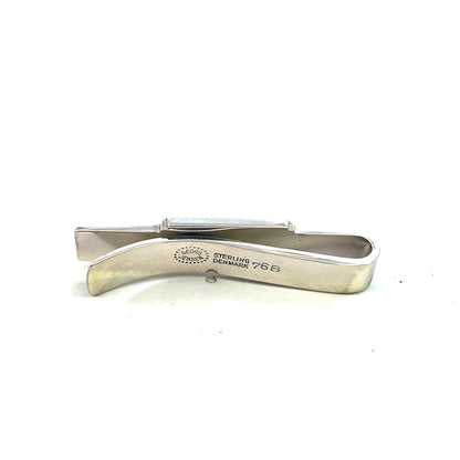 Georg Jensen Estate Money Clip Tie Clip Silver GJ36