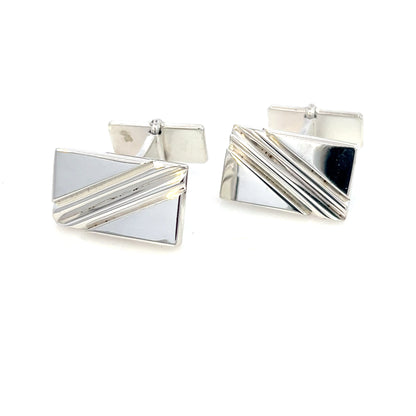 Georg Jensen Estate Sterling Silver Cufflinks 17.20 Grams GJ41