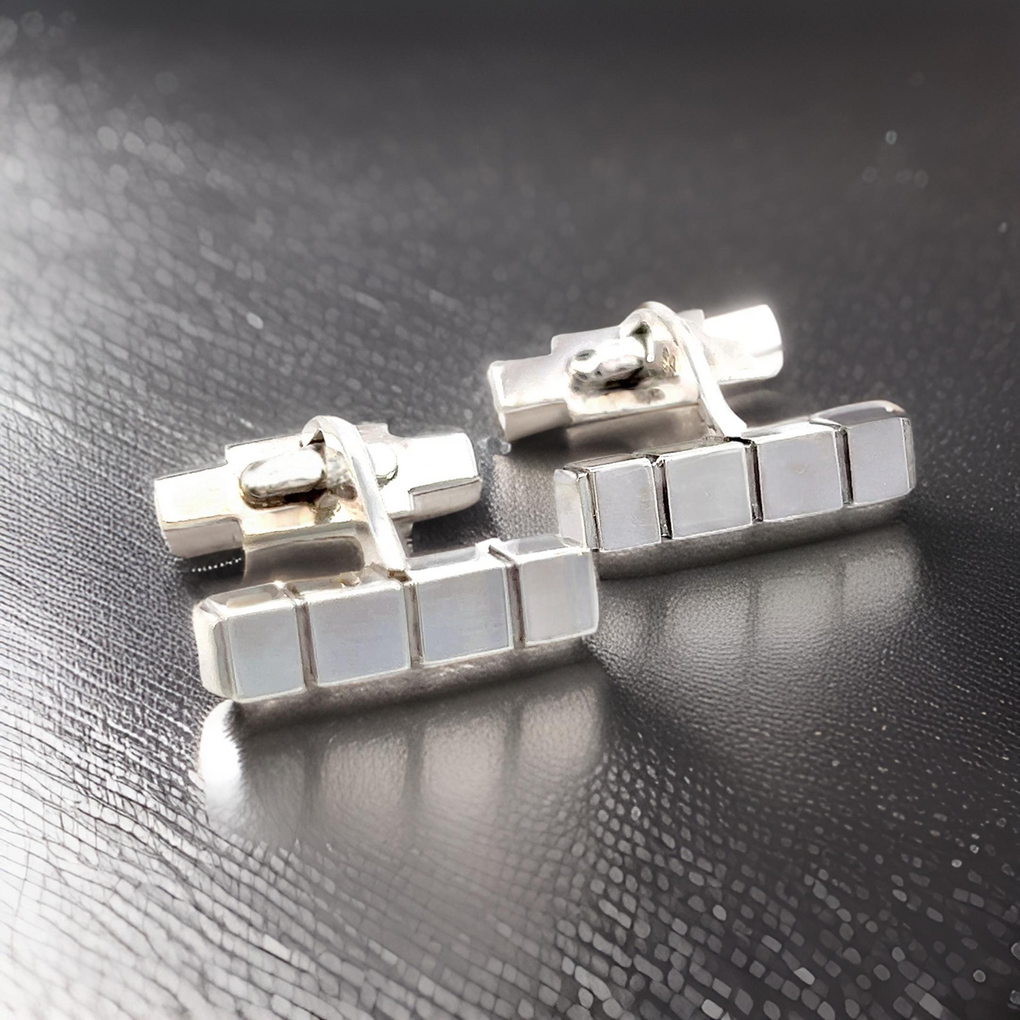 Georg Jensen Estate Mens Cufflinks Sterling Silver GJ29