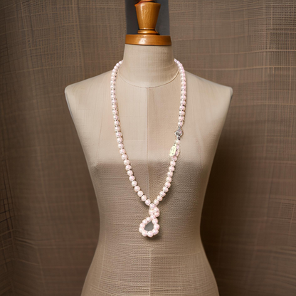 Akoya Pearl Diamond Necklace 30" 18k W Gold 8.50 mm Certified $5,975 311640