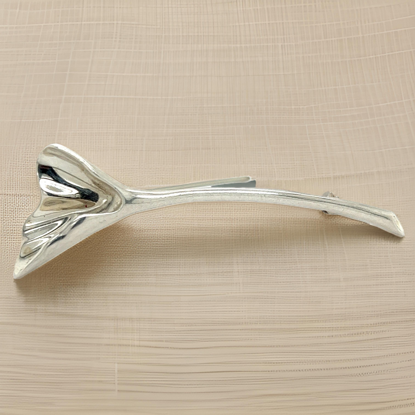 Tiffany & Co Estate Orchid Brooch Pin Sterling Silver TIF697