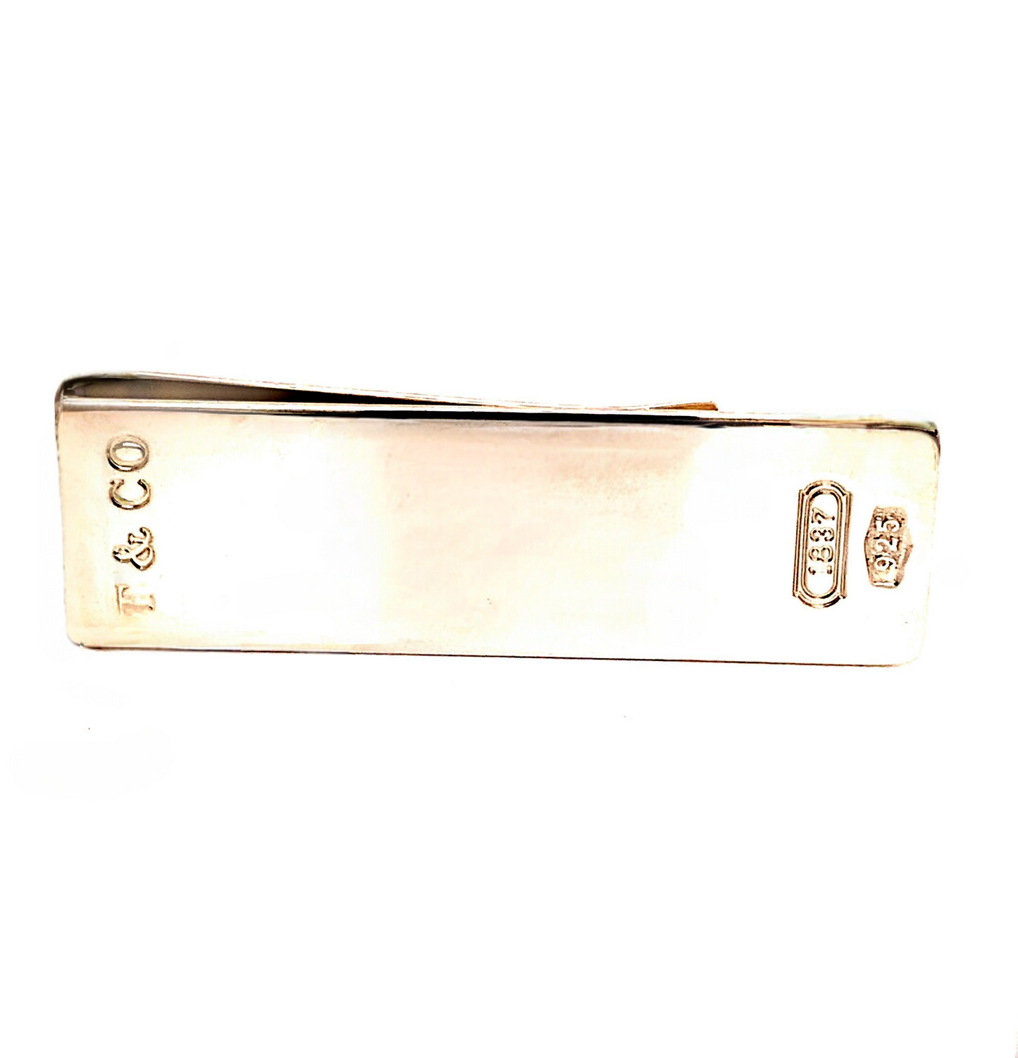 Tiffany & Co Estate “1837” Money Clip Sterling Silver 21.7 Grams TIF701