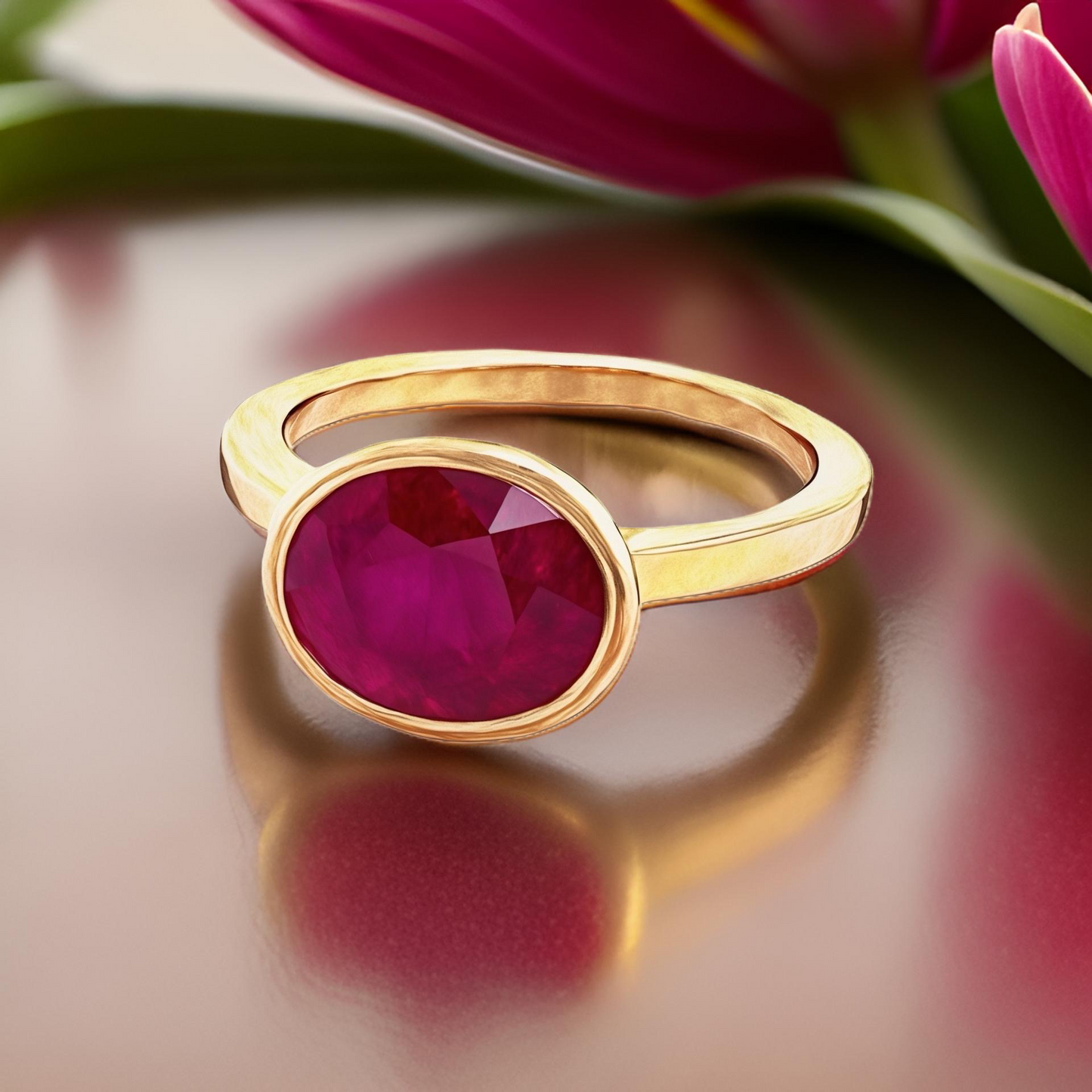 Natural Ruby Ring 6.5 14k Yellow Gold 4.51 TCW Certified $2,950 221352