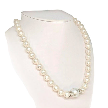 Diamond South Sea Akoya Pearl Necklace 14k Gold 13 mm 18" Certified $12,950 921560