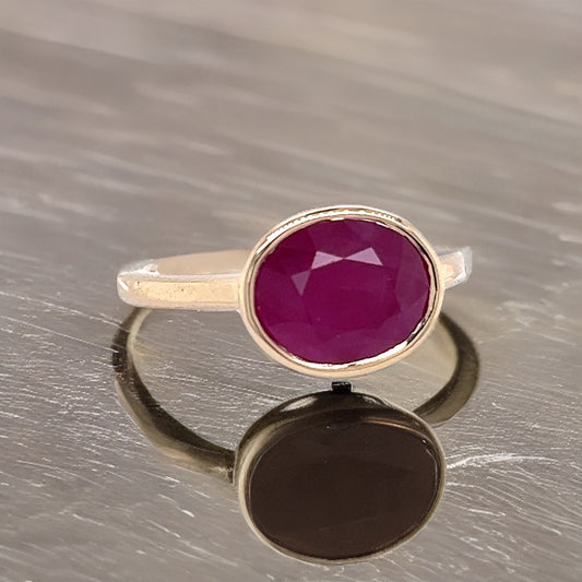 Natural Ruby Ring 6.5 14k Yellow Gold 4.51 TCW Certified $2,950 221352 - Certified Fine Jewelry