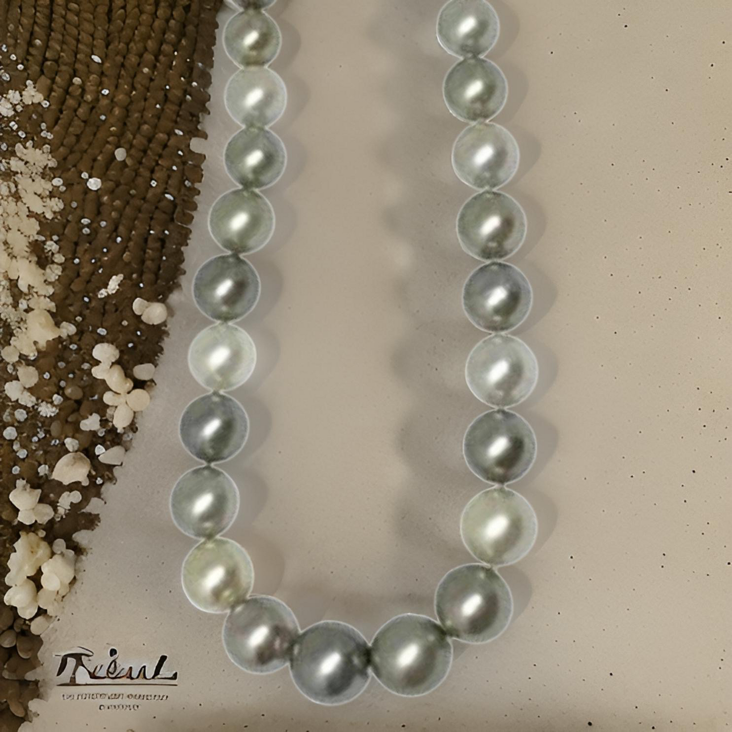 Diamond South Sea Pearl Necklace 14k Gold 11.46 mm 16.25" Certified $12,500 813013