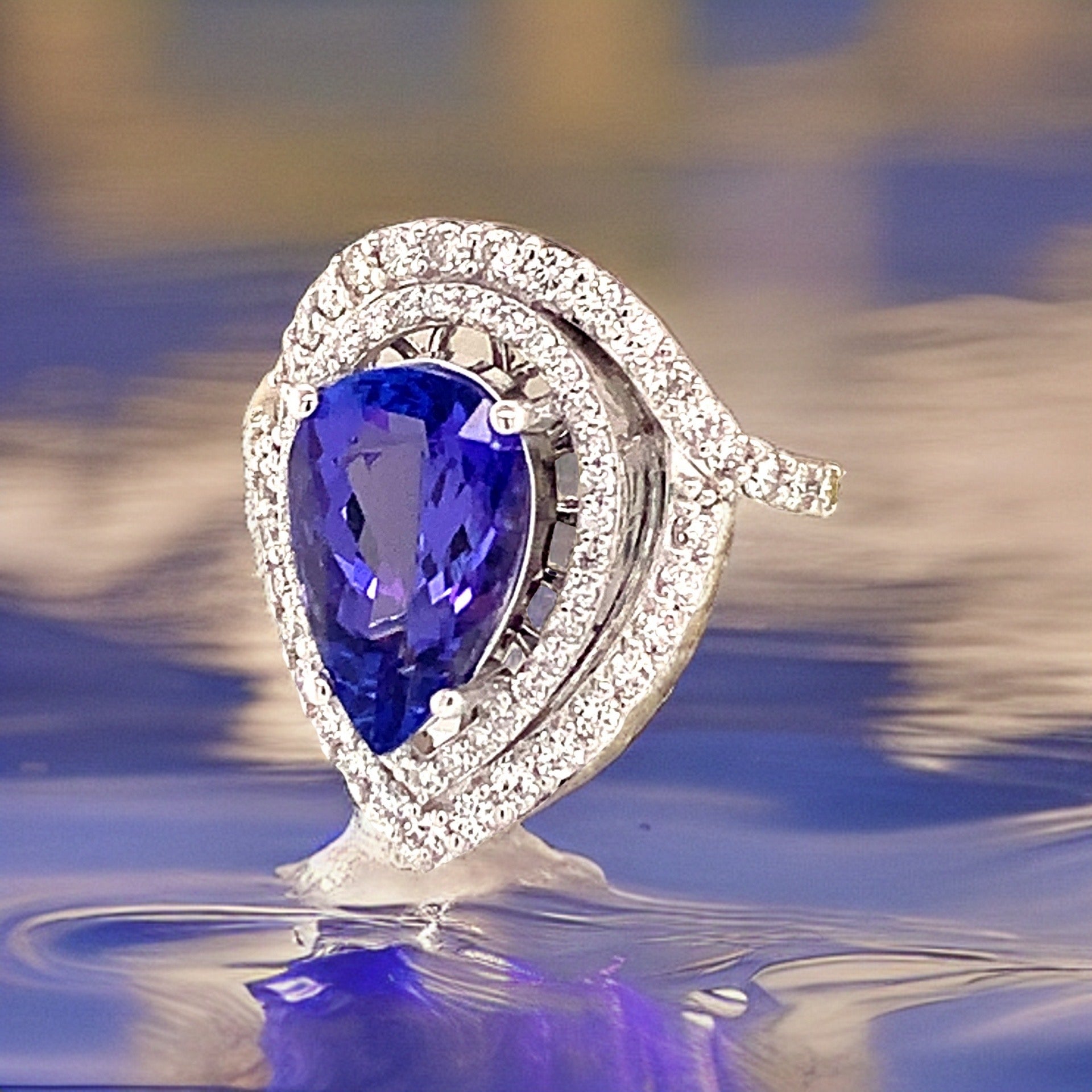 Natural Tanzanite Diamond Ring 14k Gold 4.54 TCW GIA Certified $5,950 111877 - Certified Fine Jewelry